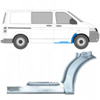 Réparation bas de caisse + l’aile avant pour Volkswagen Transporter T5 2003-2015 / Droite / Ensemble 12636