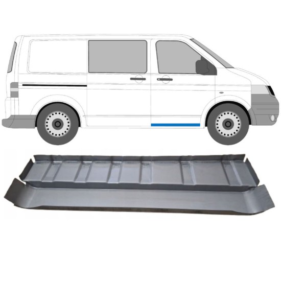 Tôle de réparation de marchepied pour Volkswagen Transporter T5 2003-2015 / Droite 16838