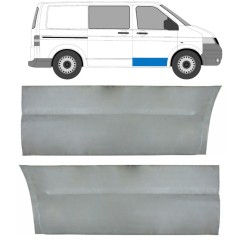 Panneau de réparation de la porte avant extérieur pour Volkswagen Transporter T5 2003-2015 / Gauche+Droit / Ensemble 9601