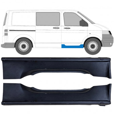 Réparation bas de caisse de porte avant pour Volkswagen Transporter T5 2003-2015 / Ensemble 12518