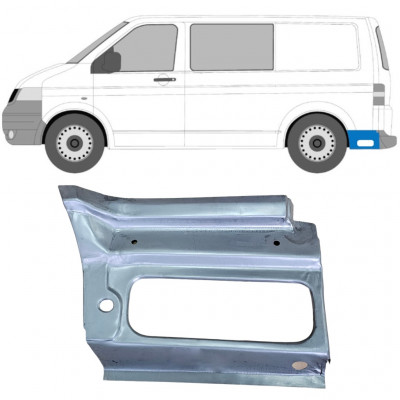 Panneau de réparation arc d'aile arrière pour Volkswagen Transporter T5 2003-2009 / Gauche 12028