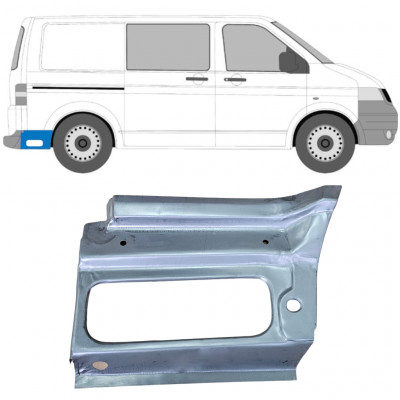 Panneau de réparation arc d'aile arrière pour Volkswagen Transporter T5 2003-2009 / Droite 12024