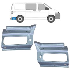 Panneau de réparation arc d'aile arrière pour Volkswagen Transporter T5 2003-2015 / Gauche+Droit / Ensemble 12030