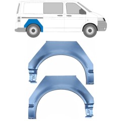 Panneau de réparation arc d'aile arrière pour Volkswagen Transporter T5 2003-2015 / Gauche+Droit / Ensemble 10450