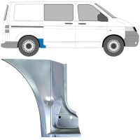 Panneau de réparation arc d'aile arrière pour Volkswagen Transporter T5 2003-2015 / Droite 16669