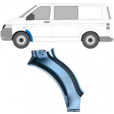 Panneau de réparation de l’aile avant pour Volkswagen Transporter T5 2003-2009 / Gauche 12022