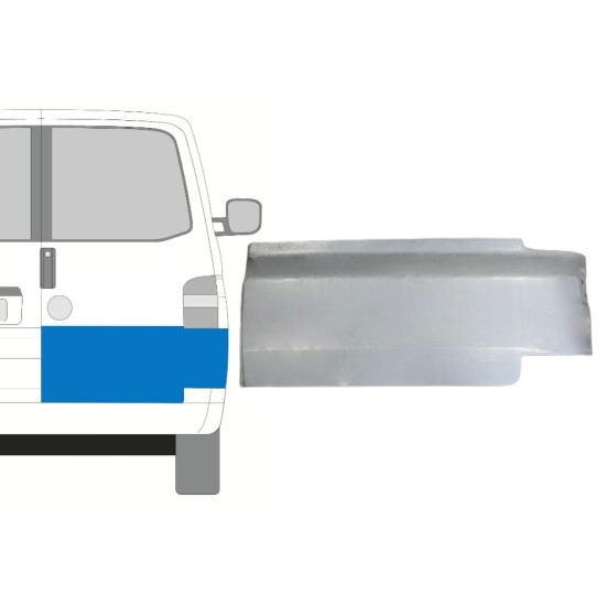 Panneau de réparation de porte arrière pour Volkswagen Transporter T5 2003-2015 / Droite 15092