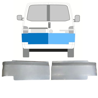 Panneau de réparation de porte arrière pour Volkswagen Transporter T5 2003-2015 / Gauche+Droit / Ensemble 15094