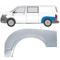 Panneau de réparation arc d'aile arrière pour Volkswagen Transporter T6 2015-2024 / Gauche 17144
