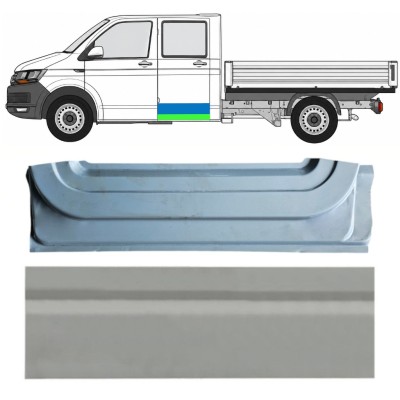 Panneau de réparation intérieur et extérieur des portes arrière pour Volkswagen Transporter T6 2015-2024 / Gauche 17161