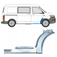 Réparation bas de caisse + l’aile avant pour Volkswagen Transporter T6 2015-2024 / Droite 17196
