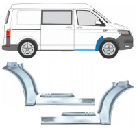 Réparation bas de caisse + l’aile avant pour Volkswagen Transporter T6 2015-2024 17198