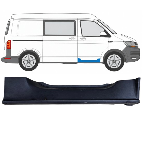Panneau de réparation du seuil partie avant pour Volkswagen Transporter T6 2015-2024 / Droite 17192