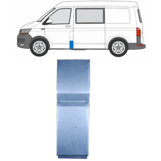 Panneau de réparation du montant pour Volkswagen Transporter T6 2015-2024 / Gauche 17195