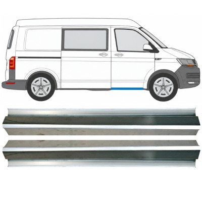 Réparation bas de caisse de porte avant pour Volkswagen Transporter T6 2015-2024 / Gauche = Droite (symétrique) 17130