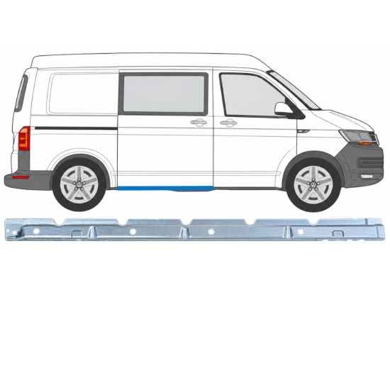 Réparation bas de caisse intérieur pour Volkswagen Transporter T6 2015-2024 / Droite 17177