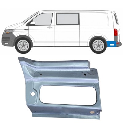 Panneau de réparation arc d'aile arrière pour Volkswagen Transporter T6 2015-2024 / Gauche 17190