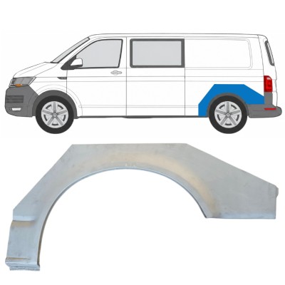 Panneau de réparation arc d'aile arrière pour Volkswagen Transporter T6 2015-2024 / Gauche 17140