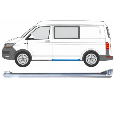 Panneau de réparation du seuil de porte latérale pour Volkswagen Transporter T6 2015-2024 / Gauche 17180