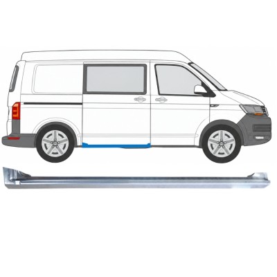 Panneau de réparation du seuil de porte latérale pour Volkswagen Transporter T6 2015-2024 / Droite 17179