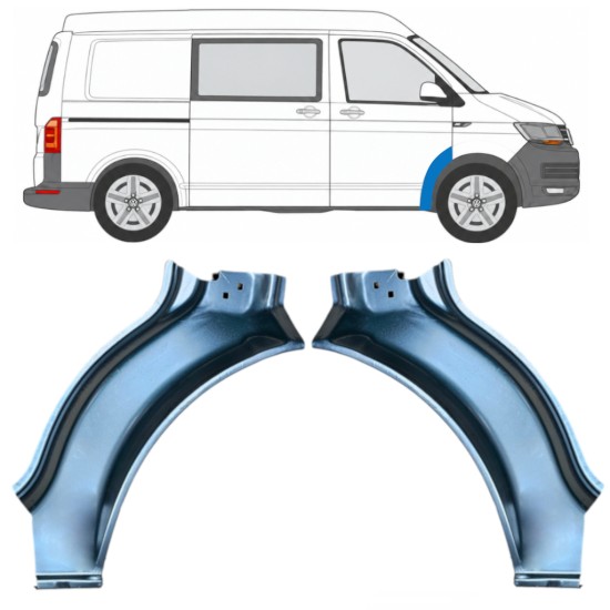 Panneau de réparation de l’aile avant pour Volkswagen Transporter T6 2015-2024 / Gauche+Droit 17188