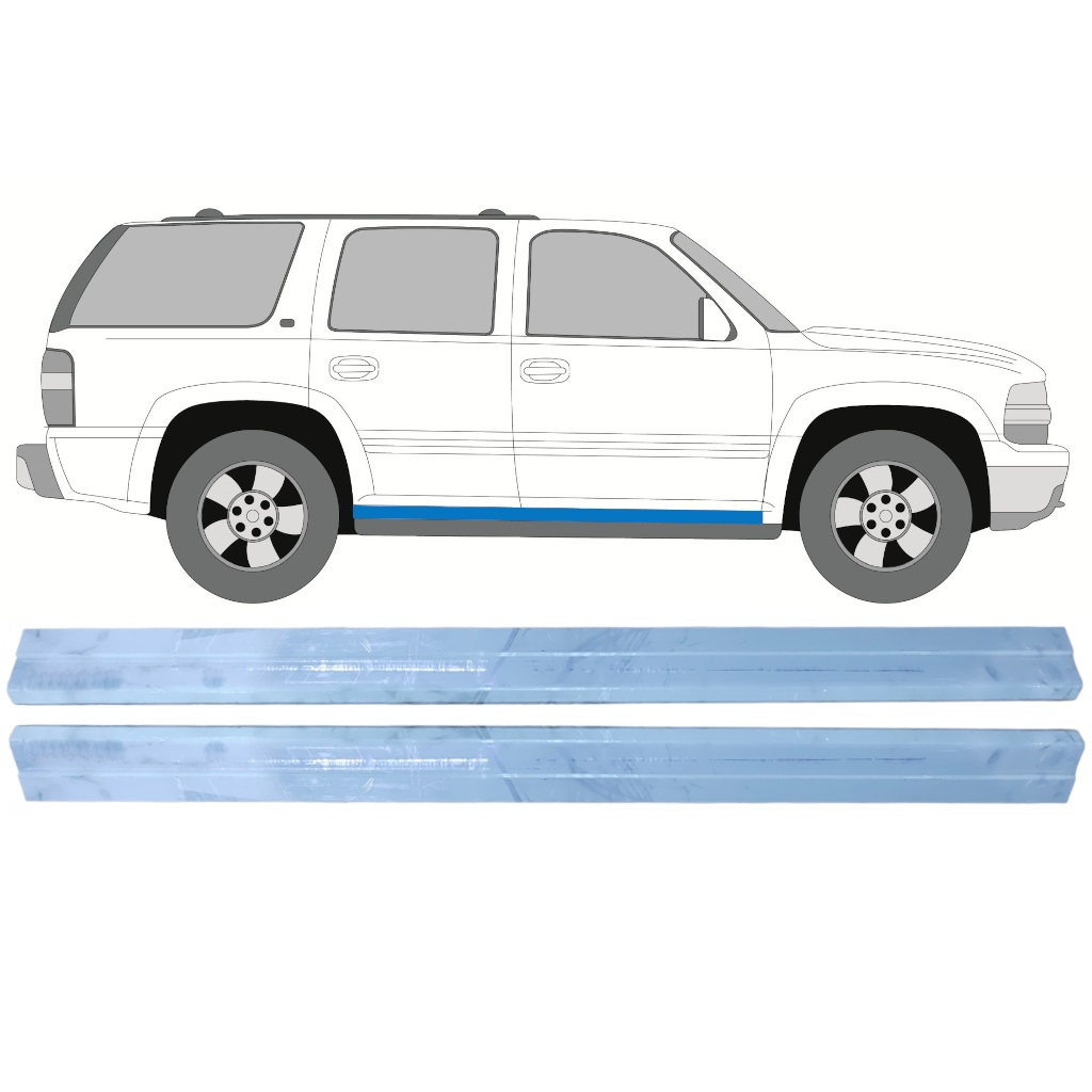 Réparation Bas De Caisse Pour Chevrolet Tahoe 1999-2006 / Gauche = Droite (Symétrique) / Ensemble 9744