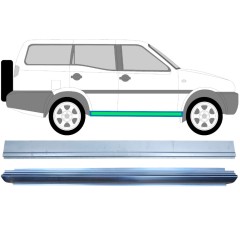 Réparation bas de caisse intérieur + extérieur pour Nissan Terrano II 1993-2005 / Gauche = Droite (symétrique) / Ensemble 11963