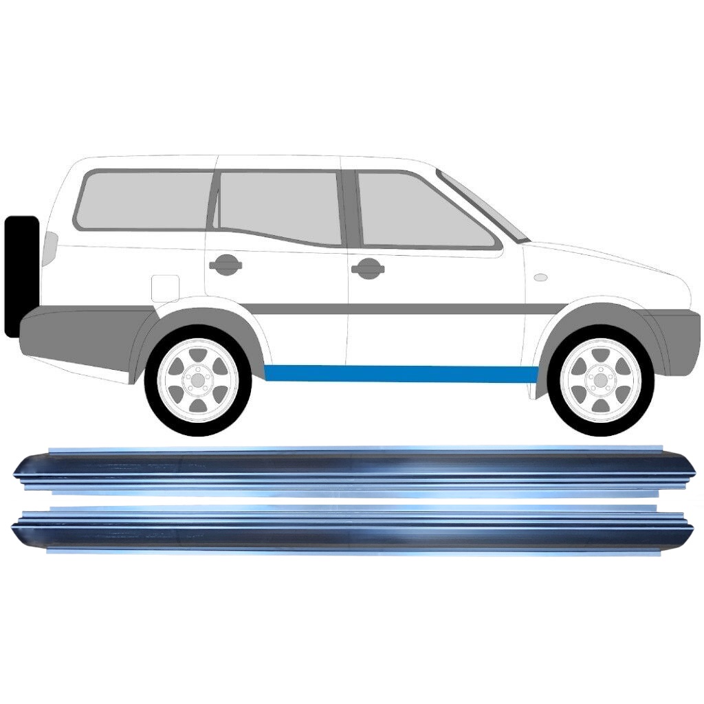 Réparation Bas De Caisse Pour Nissan Terrano 1993-1999 / Ensemble 11364