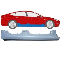 Panneau de réparation du seuil pour Tesla Model 3 2017-2023 / Droite 17286