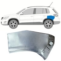 Panneau de réparation arc d'aile arrière supérieur pour Volkswagen Tiguan 2007-2016 / Gauche 15786