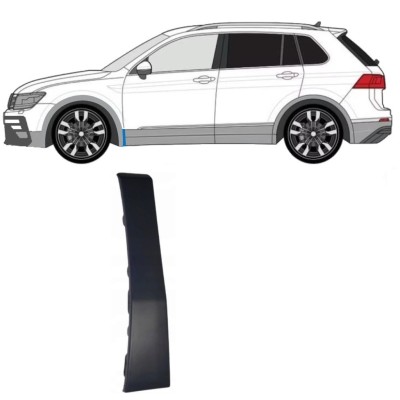 Moulure de l’aile avant pour Volkswagen Tiguan 2016-2024 R-Line / Gauche 14864