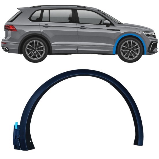 Moulure de l’aile avant pour Volkswagen Tiguan 2020-2024 R-Line / Droite 17063