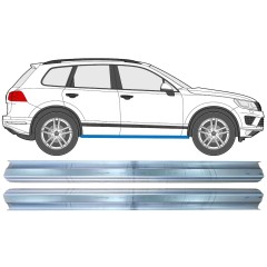 Réparation bas de caisse pour Volkswagen Touareg 2010-2018 / Gauche = Droite (symétrique) / Ensemble 11749