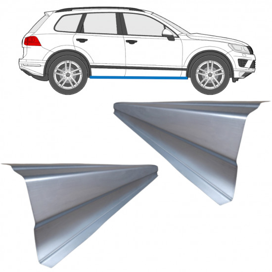 Réparation bas de caisse pour VW Touareg 2010-2018  / Gauche = Droite (symétrique) / Ensemble 11749