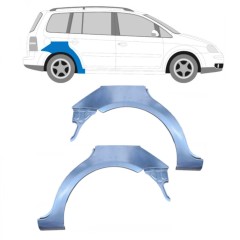 Panneau de réparation arc d'aile arrière pour Volkswagen Touran 2003-2010 / Gauche+Droit / Ensemble 10253