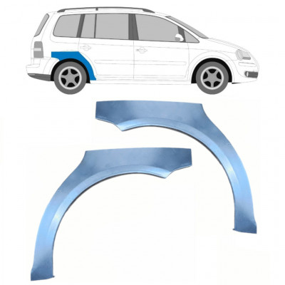 Panneau de réparation arc d'aile arrière pour VW Touran 2003-2015 / Gauche+Droit / Ensemble 9202