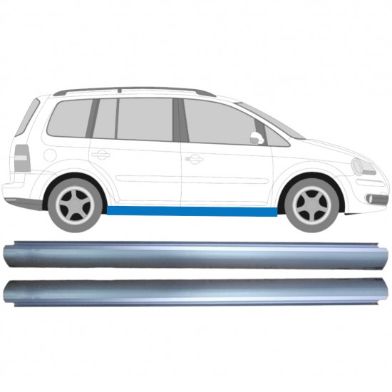 Réparation bas de caisse pour VW Touran 2003-2010 / Gauche = Droite (symétrique) / Ensemble 10390