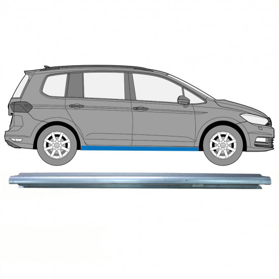 VW TOURAN 2015- PANNEAU DE RÉPARATION DU SEUIL / DROIT = GAUCHE