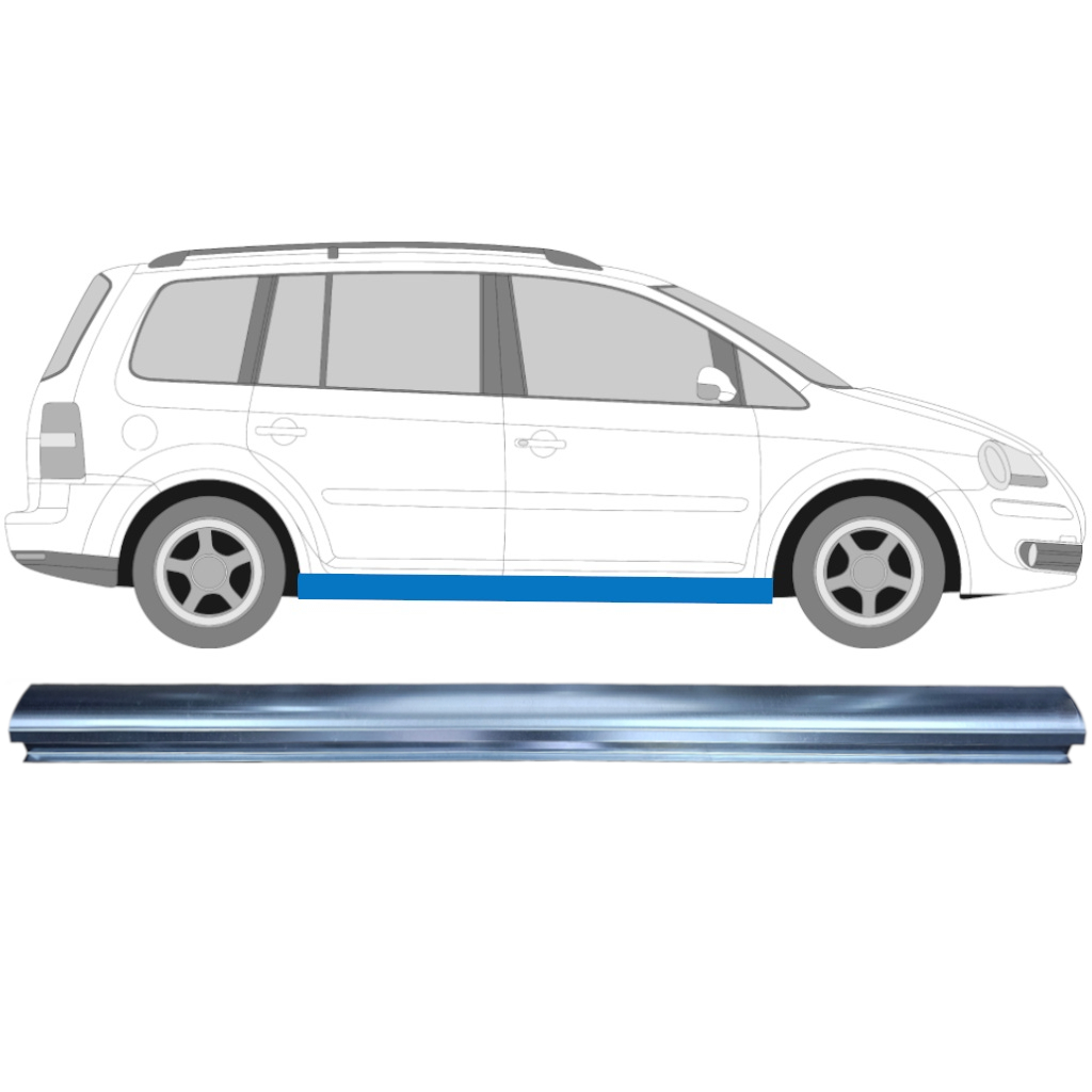 Réparation Bas De Caisse Pour Volkswagen Touran 2003-2010 / Gauche = Droite (Symétrique) 11942