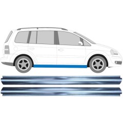 Réparation bas de caisse pour Volkswagen Touran 2003-2010 / Gauche+Droit / Ensemble 11943