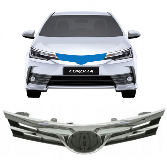 Grille de calandre pour Toyota Corolla 2013-2019 7506 Grille de calandre pour Toyota Corolla 2013-2019 7506
