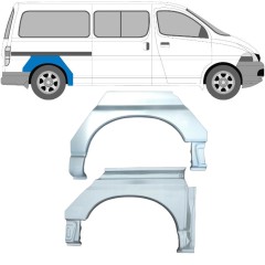 Panneau de réparation arc d'aile arrière pour Toyota Hiace 1995-2006 / Gauche+Droit / Ensemble 10028