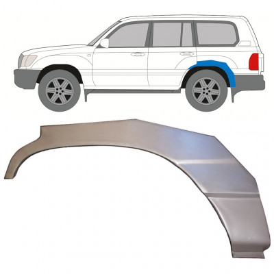 Panneau de réparation arc d'aile arrière pour Toyota Land Cruiser 1998-2007 / Gauche 8983