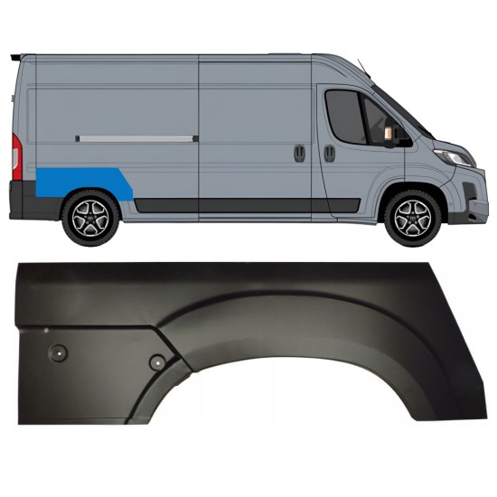 Panneau de réparation arc d'aile arrière pour Toyota Proace Max 2024- / Droite 16693