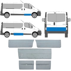Panneau de réparation de porte pour Opel Vivaro 2001-2014 / Gauche+Droit / Ensemble 14357