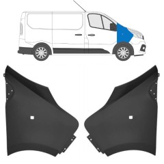 Aile avant pour Renault Trafic 2014- 2014-2021 / Gauche+Droit / Ensemble 17103