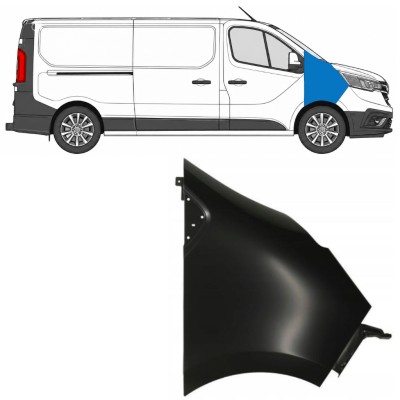 Aile avant pour Renault Trafic 2014- 2021-2026 / Droite 17104