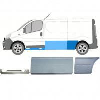 Ensemble de panneaux de réparation pour Renault Trafic Opel Vivaro 2001-2014 / LWB / Gauche /  11106