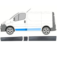 Ensemble de moulures pour Opel Vivaro 2001-2014 / Gauche / 13903