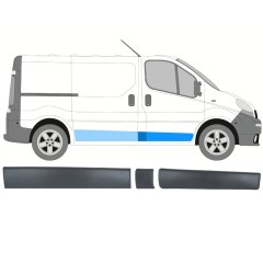 Ensemble de moulures pour Opel Vivaro 2001-2014 / Droite / 13901